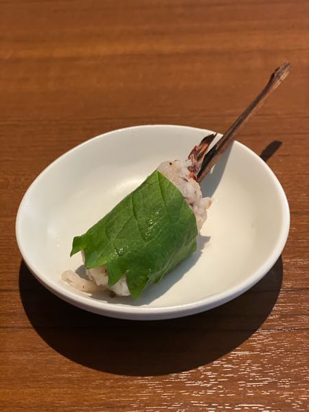 椎茸しんじょうの海老包み揚げ